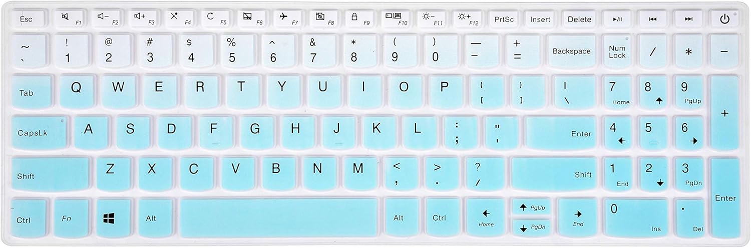 Keyboard Cover Compatible with Lenovo Yoga C940 C740 15.6, ideaPad 130 320 330 520 330s 720s L340 S145 S340 S540 15.6, 15.6