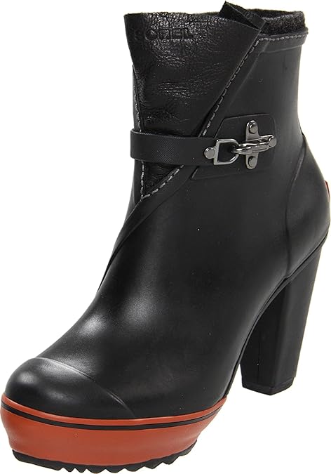 sorel heel rain boots