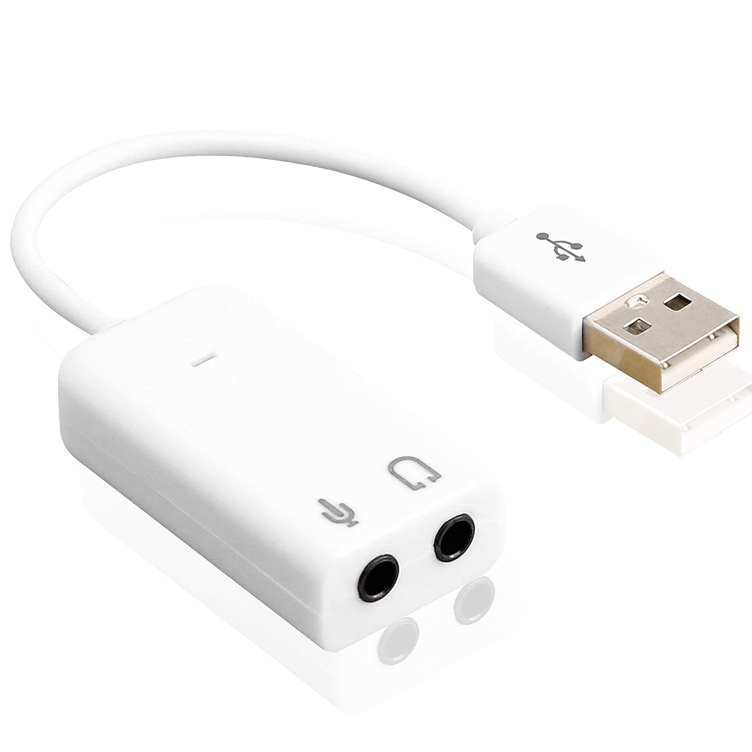 7.1 USB External Sound Card Audio Adapter LEIHONG USB2.0 to 3.5MM Audio