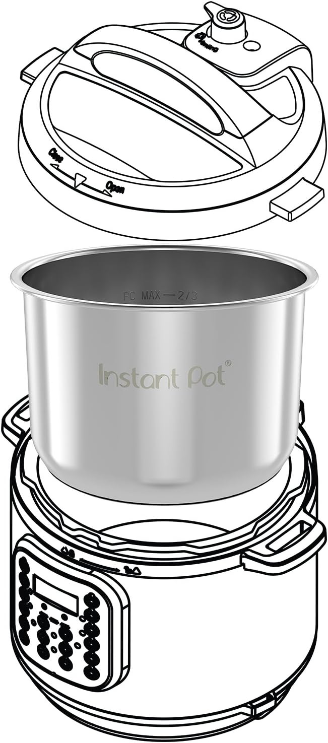 Instant Pot Stainless Steel Inner Pot 5.7 Litre BigaMart