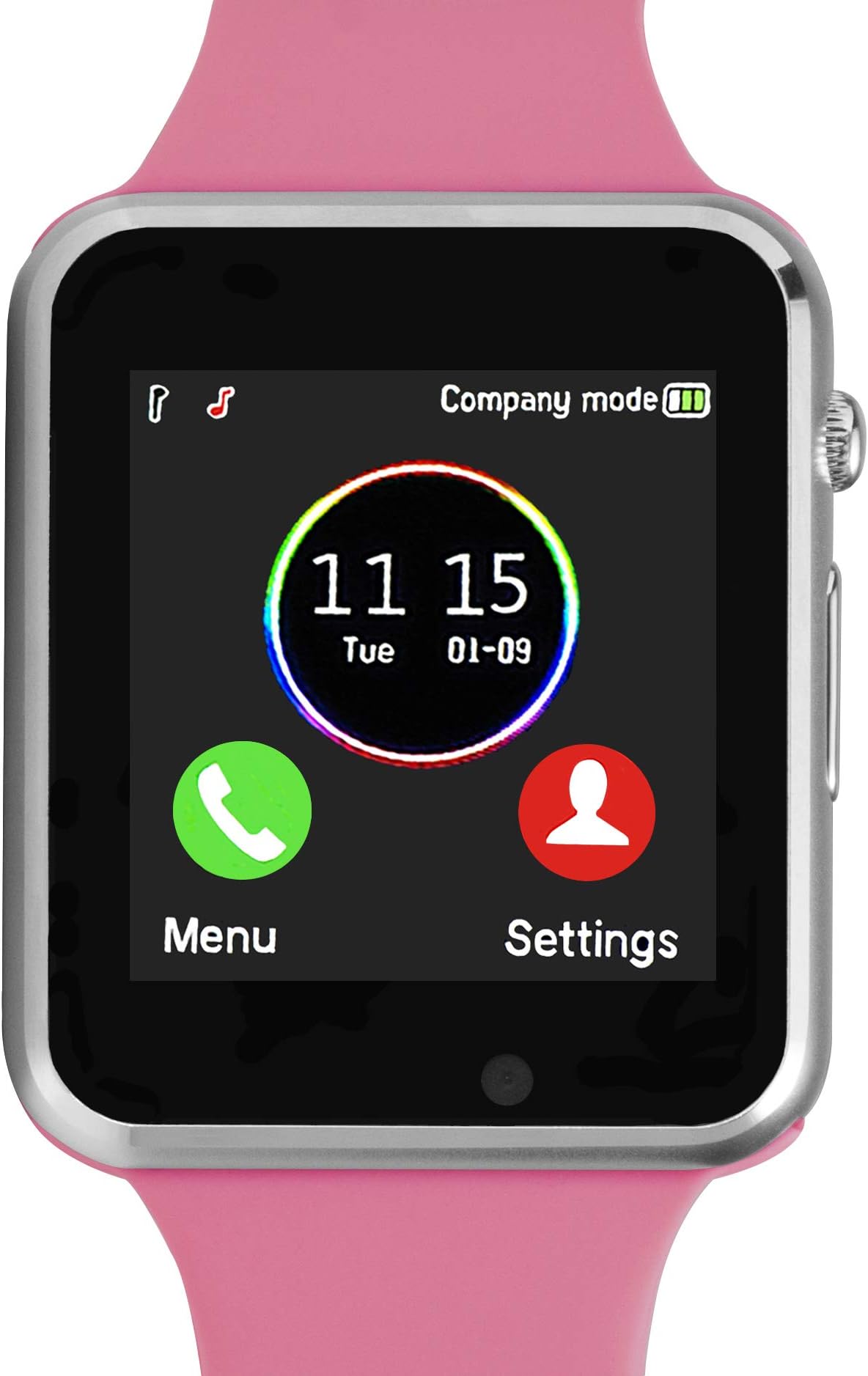 Smart Watch Color Touch Screen Bluetooth Smart Watch Sports Smart Watch TF/SIM Card Slot Smart Watch Multi Function Smart Watch Compatible with Samsung Android iPhone iOS Kids Women Men