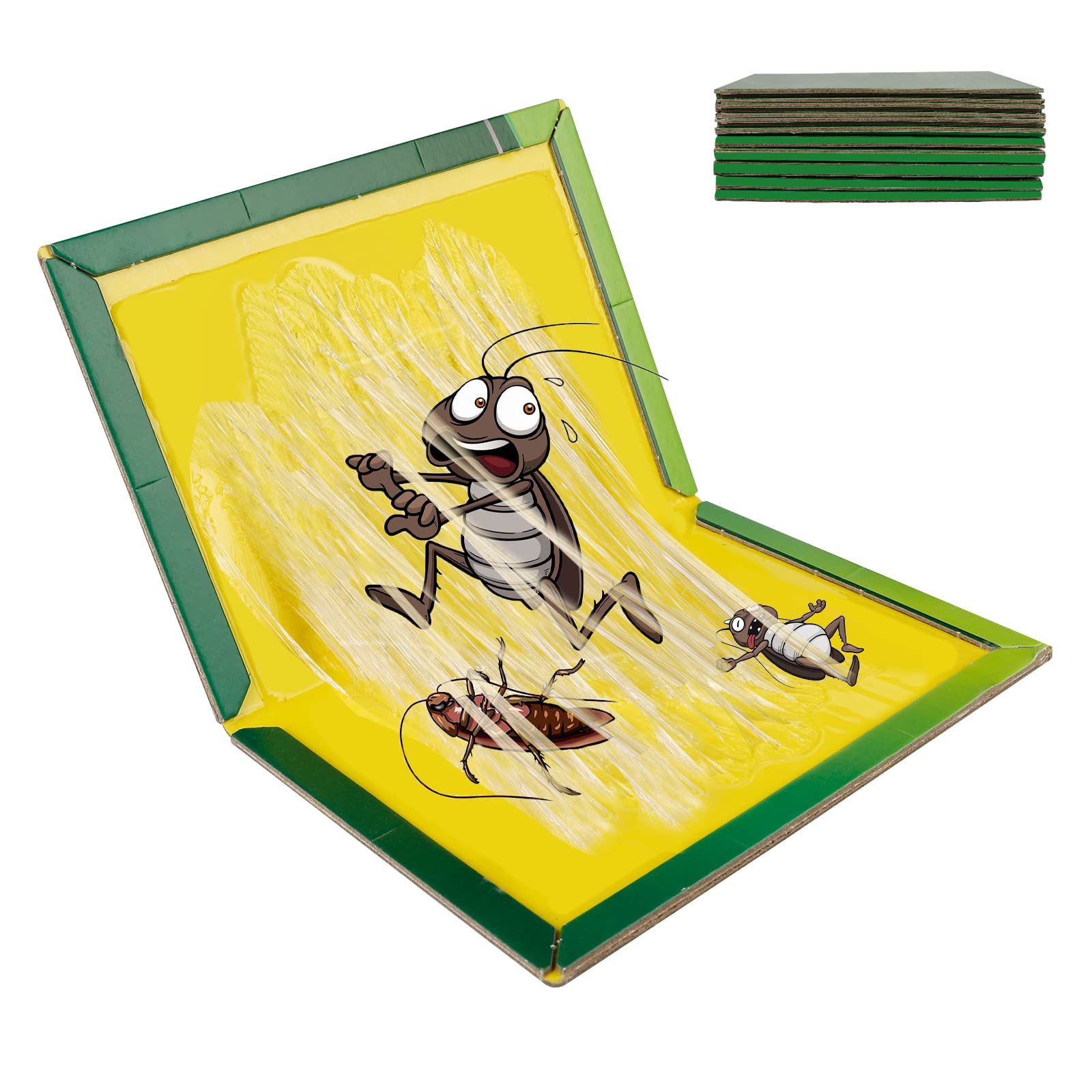 colpart 10Pack丨Glue Trap Sticky Pads Traps Boards strong Stickiness ousehold Pest Sticky Boards strong for Indoor Home