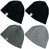 NORTH CLIFF Soft Unisex Beanie Hat Set Hip-Hop Lightweight Slouchy Cap Winter Knit Caps for Running Skiing Cycling Sports
