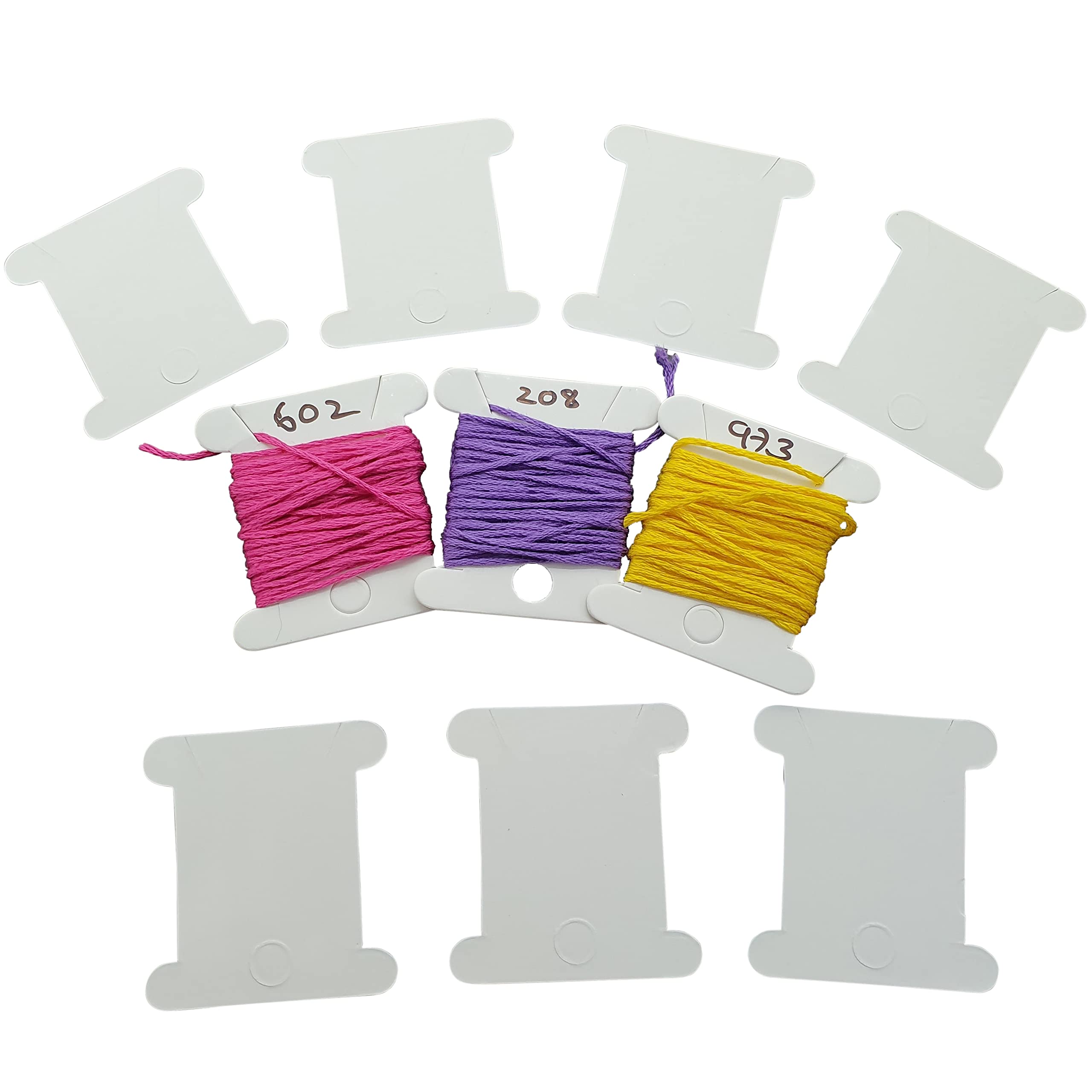 Embroidery Thread Bobbins Cardboard Cross Stitch Bobbins (200)