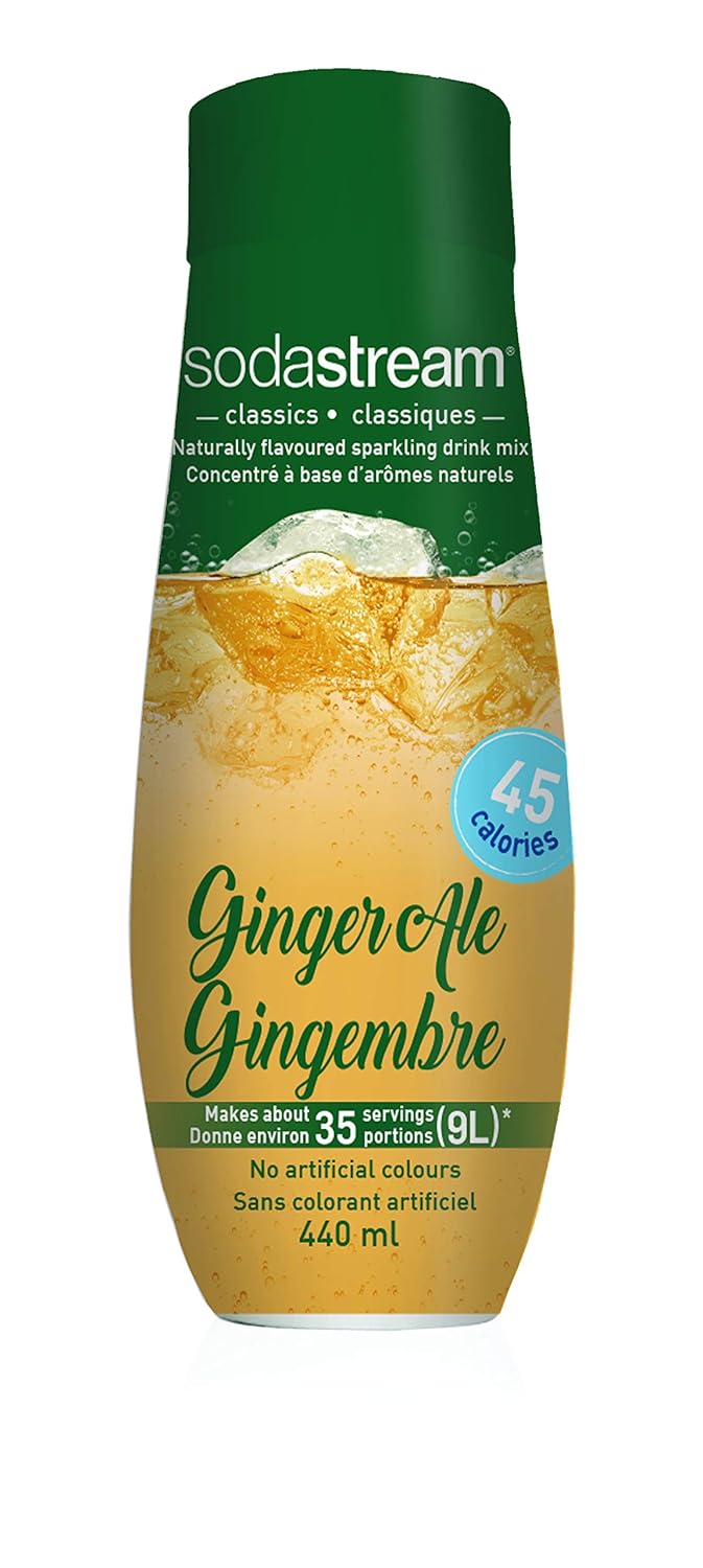 Amazon Com Sodastream Ginger Ale Syrup 14 8 Fluid Ounce Grocery Gourmet Food