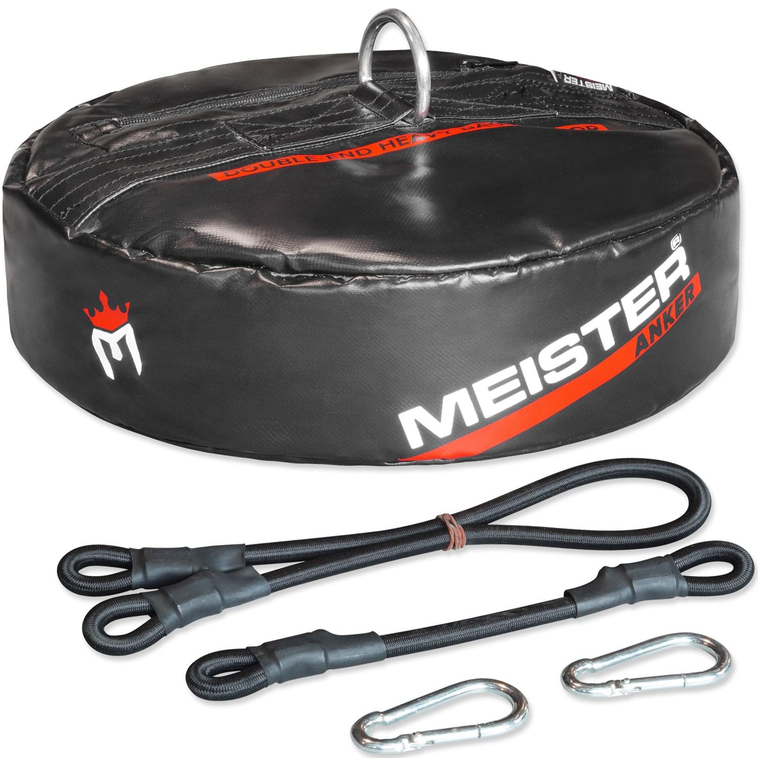 Meister Anker Double-End Boxing Heavy Bag Floor Anchor w/Bungees