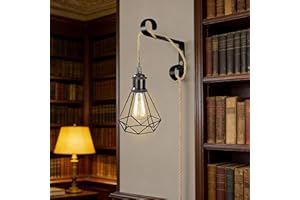 6.6ft Pendant Light Cord - Hanging Light Kit with Switch Plug, Plug-in Pendant Light Cord E26 E27 for Farmhouse Lamp Cable DI