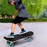 GIEEU Lightning Skateboard 31x8 Inch Complete Canadian Maple Deck Colorful view 6