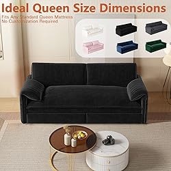 66-Inch Queen Size Convertible Sleeper Sofa