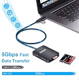 Beikell 4-in-1 USB C USB 3.0 Card Reader SD MicroSD CF MS - Fast 5Gbps view 2