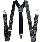 Black Glitter Suspenders-1 piece