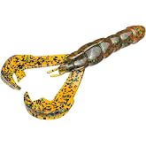 Strike King Rage Craw Fishing Lure, Soft Plastic Craw