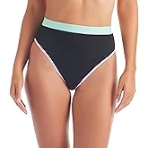 Jessica Simpson Women's Standard High Waisted Bikini Bottom Swimsuit