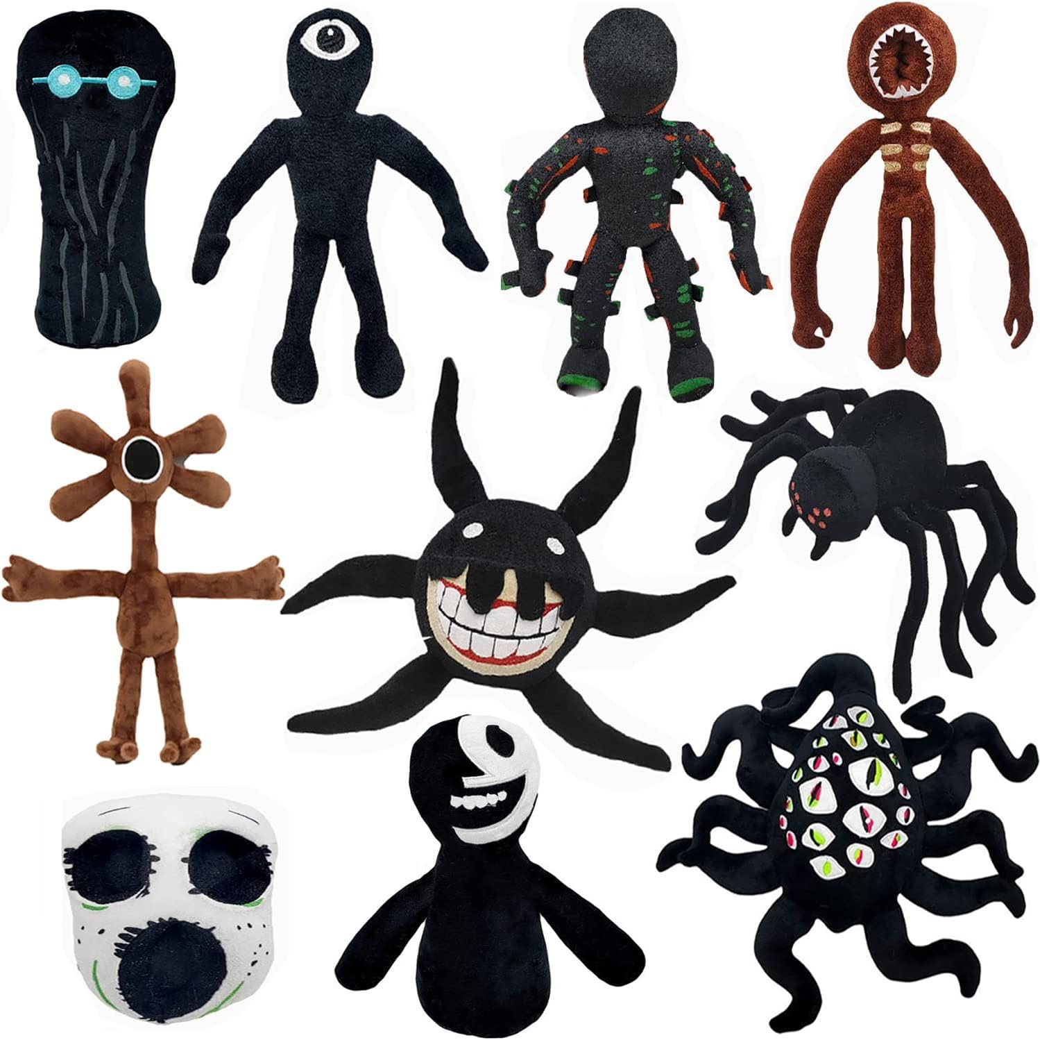 Cyan and Yellow Anime Chapter 2 Plush Toys (10Pcs)