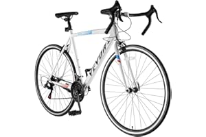 VEVOR Road Bike, 700C Wheels Racing Bike, Shimano Drivetrain City Commuter Road Bicycle, Urban Adult Sport Bicycle with Drop Bar, for Men and Women