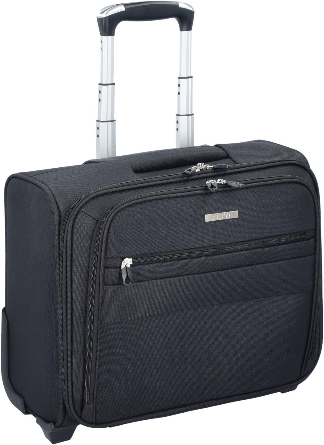 Nowi Cologne Attache Case 2 wheels Trolley 40 cm notebook compartment schwarz