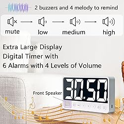 FCXJTU Digital Kitchen Timer - 7.1” Extra Large