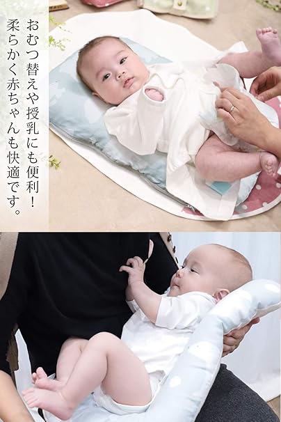 Amazon Sweet Mommy 日本製 丸洗い ねんね クッション 抱っこ 布団 授乳クッション 背中スイッチ対策 新生児から 寝かしつけ ふとん コットン100 カバー 出産準備 スターピンク 授乳クッション ベビー マタニティ 通販