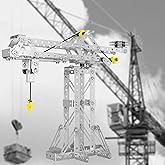 Metal Building Toys, 273pcs 3 in 1 Tower Crane & Frame Crane & Windmill Metal Model Set,Erector Sets for Boys Age 8-12,DIY Building Stem Projects Toys for Kids,Birthday Gifts for Model Crane Fan