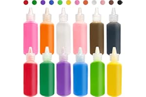Panxxsen 12 PCS Art Sand,1.25oz Bottles DIY Arts and Crafts Kit,Scenic Sands for Arts & Crafts,Terrarium Sands Play DIY Drawing Sandbox Wedding Sand for Decorations and Crafty Collection Sand Bottles