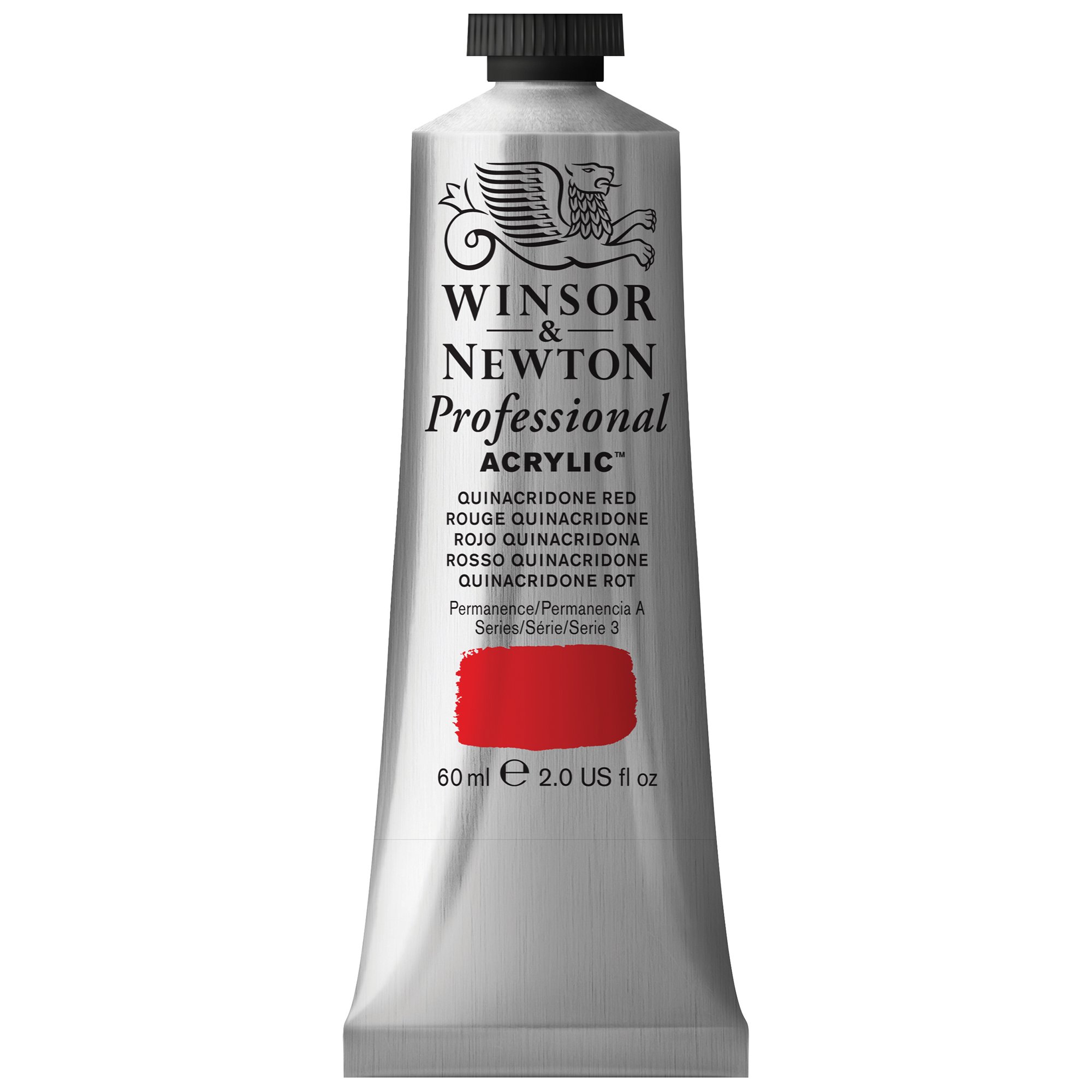 Winsor & Newton 2320548 Professional Acrylic Colour - Quinac Red - 60 ml