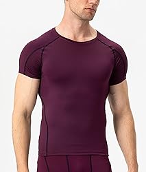 3 Pack Men's Compression Shirts Short Sleeve