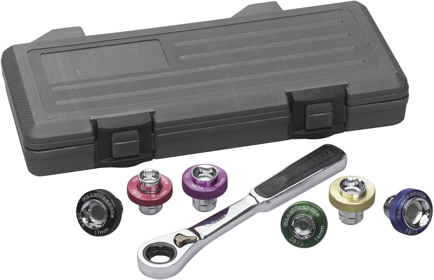 Gearwrench 7 Pc 3 8 Drive 6 Pt Magnetic Oil Drain Plug Socket Set Metric 3870d Drive Sockets Amazon Com