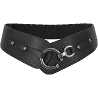 BlackButterfly Wide Elastic Stretch Retro Metal Interlock  display picture 2