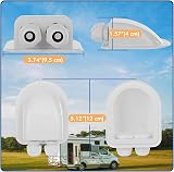 Restmo 2 Pack IP68 Waterproof Solar Cable Entry Gland Dual Cable Seal Box view 5