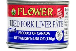 Flower Brand Cured Pork Liver Pâté 4.58 oz（Pack of 6）