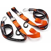 Premium KTM Tie Down Set, U6910047, (2 Pack) Features Built-in Soft Tie Loops, Clip Hooks and Hooks