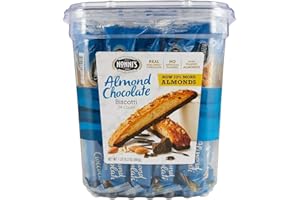 CHICHL Nonni's Almond Chocolate Biscotti, 24 Count (Pack of 1)