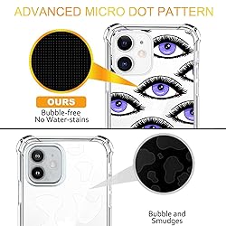 LuGeKe Evil Eyes Case for iPhone XR,Fashion