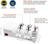 Sharpeak 198H-SPK Professional Electric Knife Sharpener 3-Stage view 2