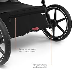 Thule Urban Glide 2 Jogging Stroller, Black/Silver