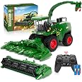 thumbnail image 2 of GoolRC Remote Control Tractor Farm Harvester, 1:24 Scale RC Harvester With 2 Harvesting Heads, RC Tractor Truck With Spray/Light/Sound Effects, 2.4GHz Electric Truck With 2 Batteries For Kids 2 of 12