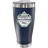 The Memory Company Officially Licensed NFL Seattle Seahawks 2026 Super Bowl LX Champions 20oz Insulated Stainless Steel Travel Mug Tumbler