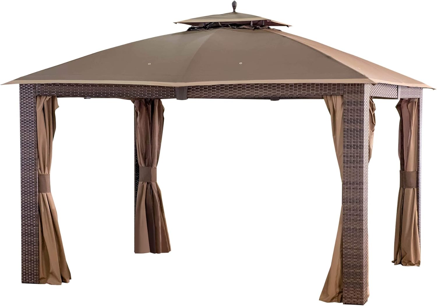 Sunjoy Replacement Curtain for 10 x 12 ft Sonoma Gazebo Patio Furniture