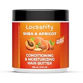 Locsanity Shea &amp; Apricot Loose, Natural, Conditioning and Moisturizing Hair Butter - Strength &amp; Growth Formula