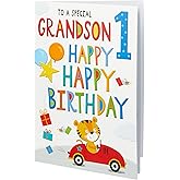 Regal Publishing Juvenile Birthday Card Age 1 Grandson - 9 x 6 inches,White