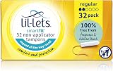 Lil-Lets Non-Applicator Regular Tampons 32 Count Plant Based SmartFit view 2