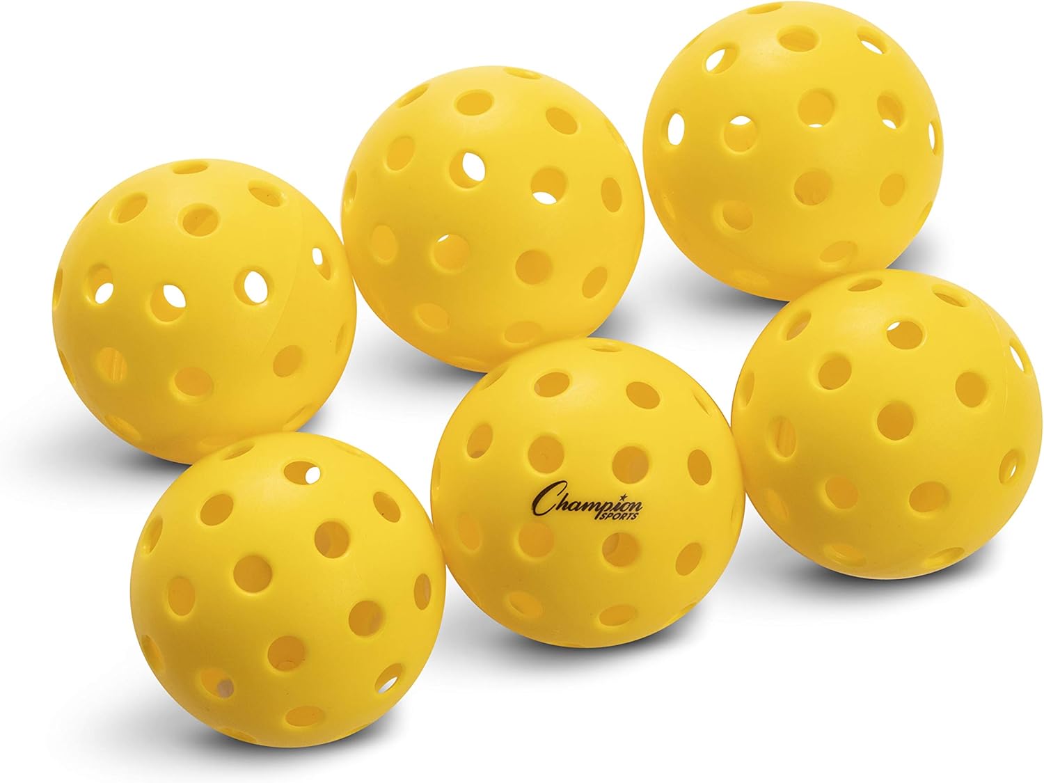 Champion Sports Outdoor Pickleball Balls Official Size Outdoor