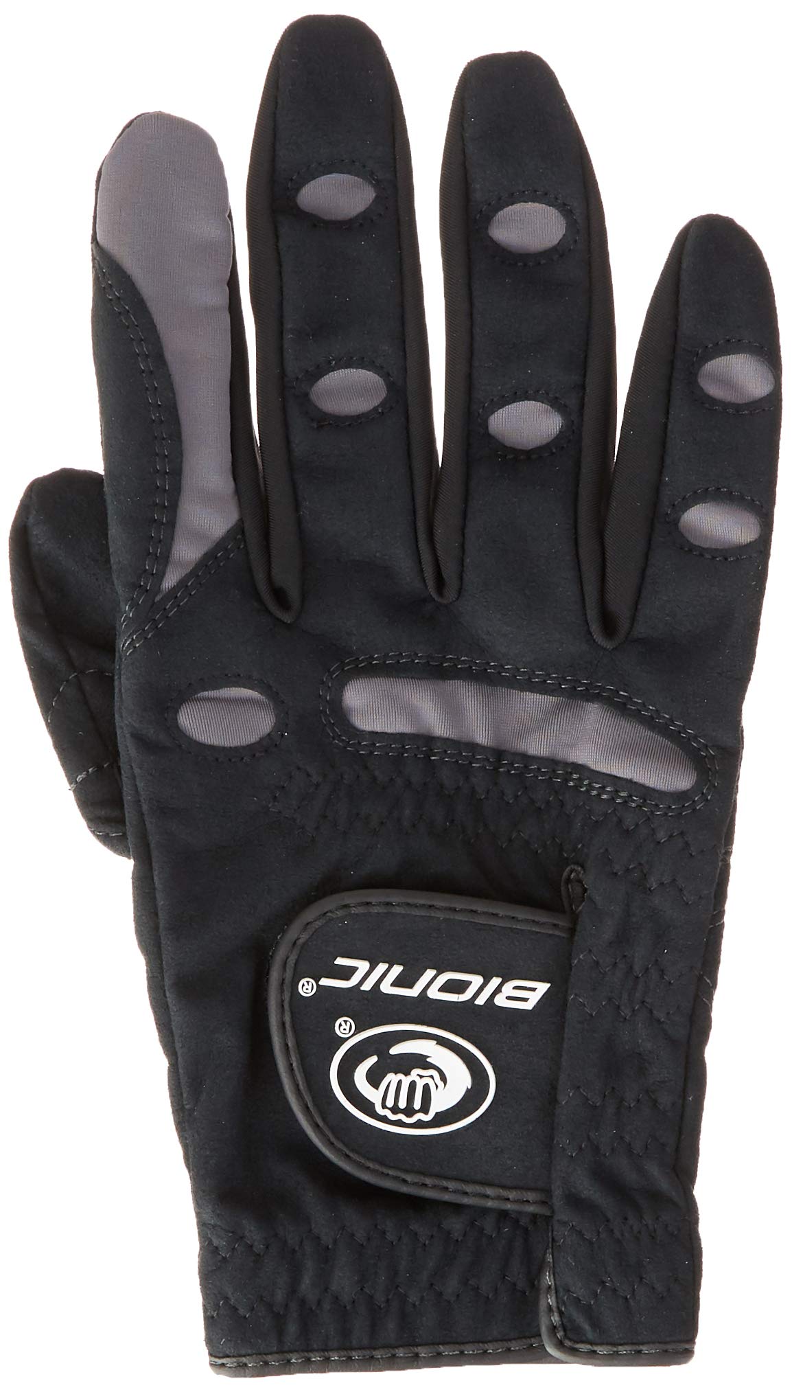 Bionic Men's AquaGrip Right Hand (Left Handed Golfer) Golf Glove - Black, X-Large