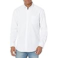 Amazon Essentials Men's Long Sleeve Shirts Casual - Regular-Fit Pocket Oxford