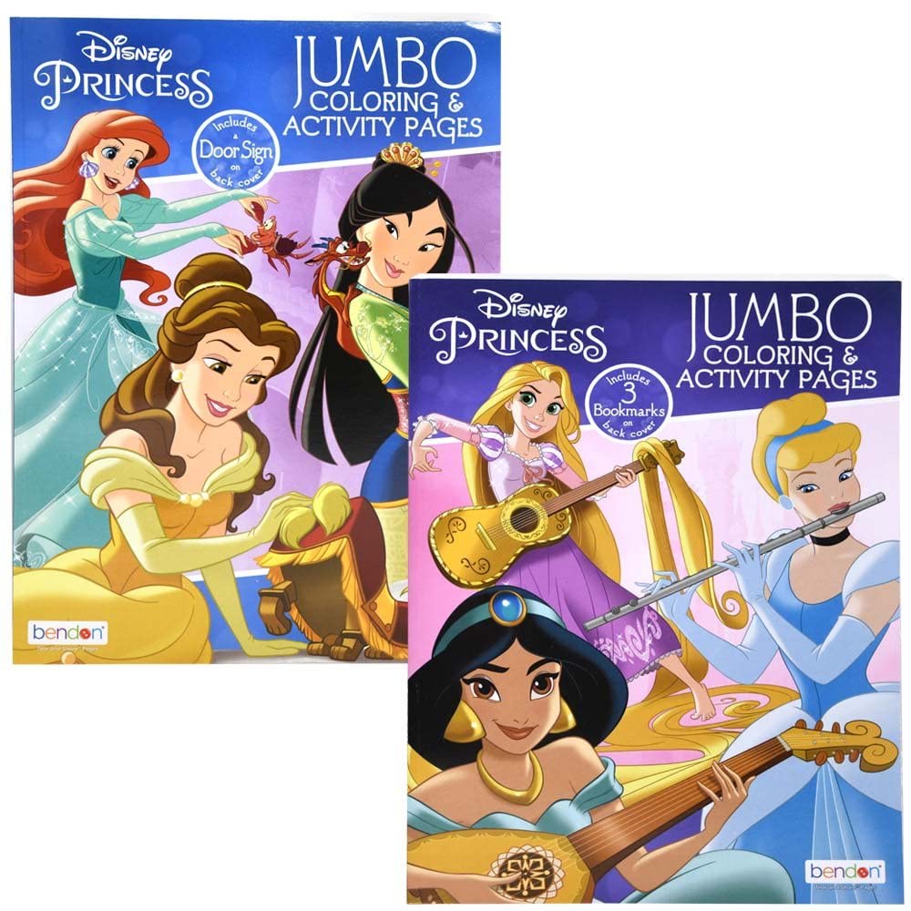 Disney Princess 80pg Coloring Book 2