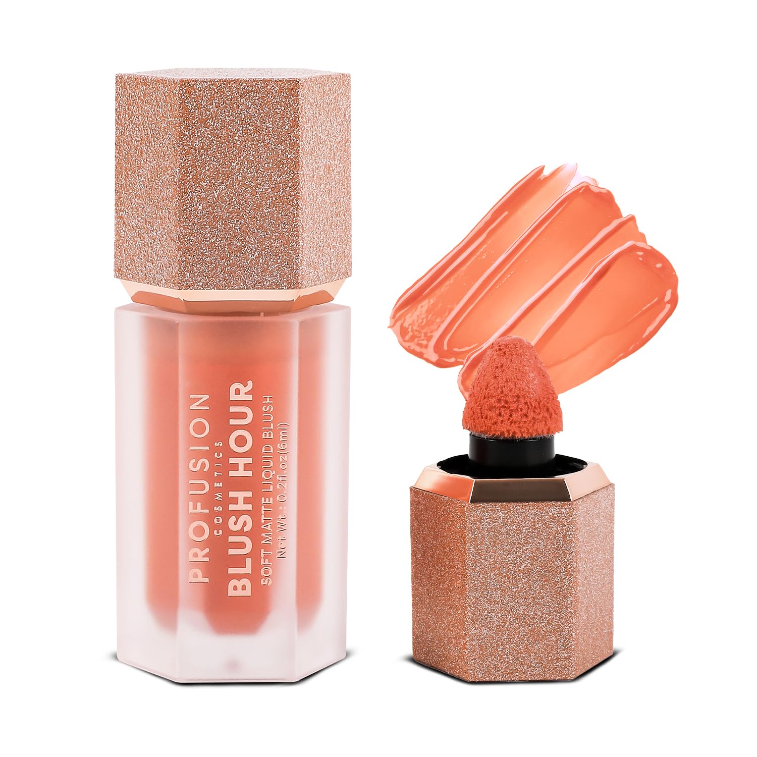 Profusion Cosmetics Blush Hour for Face, Lightweight and Long Wearing Soft Matte Liquid Blush Provides Natural Finish, Creamy Texture Which is Buildable, Essential Beauty Tool for Raising Your Glow