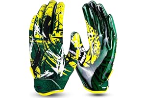 PLAYEUR Cheetah Rapid Strike Series Football Gloves – Unleash Speed, Supreme Grip – Long-Lasting Performance for Adult, Kids & Youth Football Gloves – The Ultimate Athletic Gift