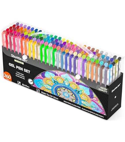 Pens Fine Point Smooth Writing Pens ARTEZA Colored Gel Pens Set Of