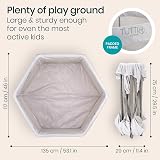 Tutti Bambini Foldable Baby Playpen with Mesh Walls & Travel Bag - Silver view 6