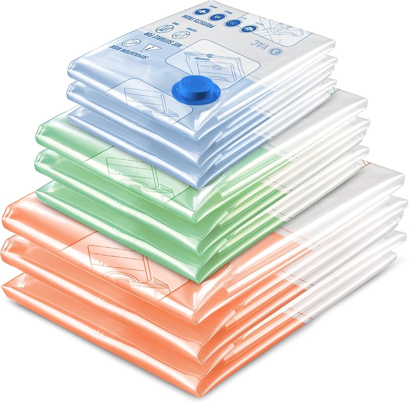 STORAGE MASTER Space Saver Bags 9 Combo Vacuum Storage Bags 80% Space